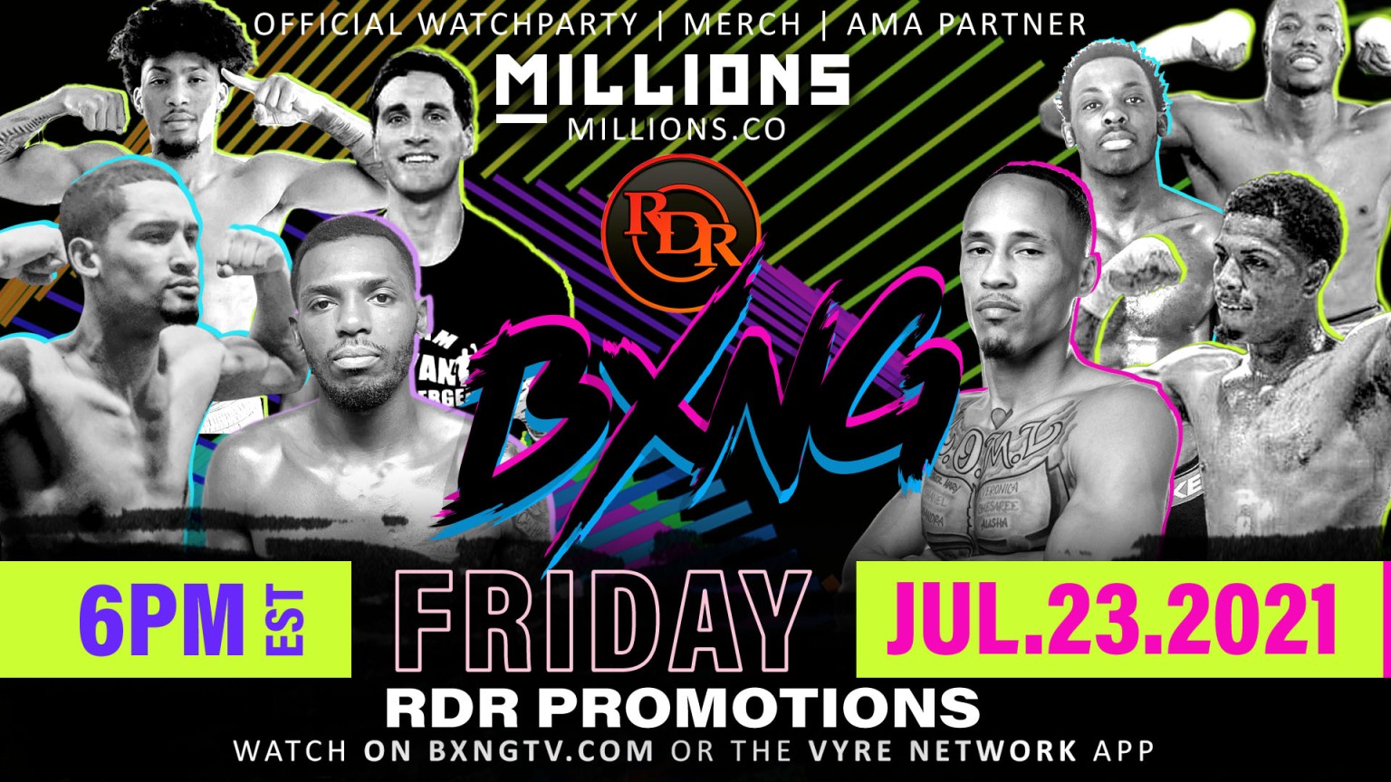 BXNG Presents RDR Promotions 6 PM Show, 7/23 from Philadelphia, PA