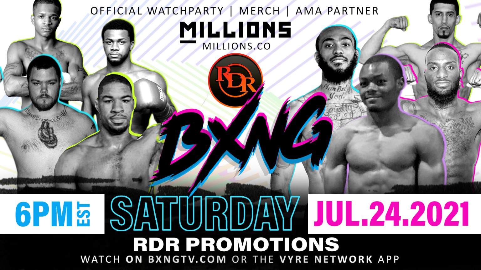 BXNG Presents RDR Promotions 6 PM Show, 7/24 from Philadelphia, PA