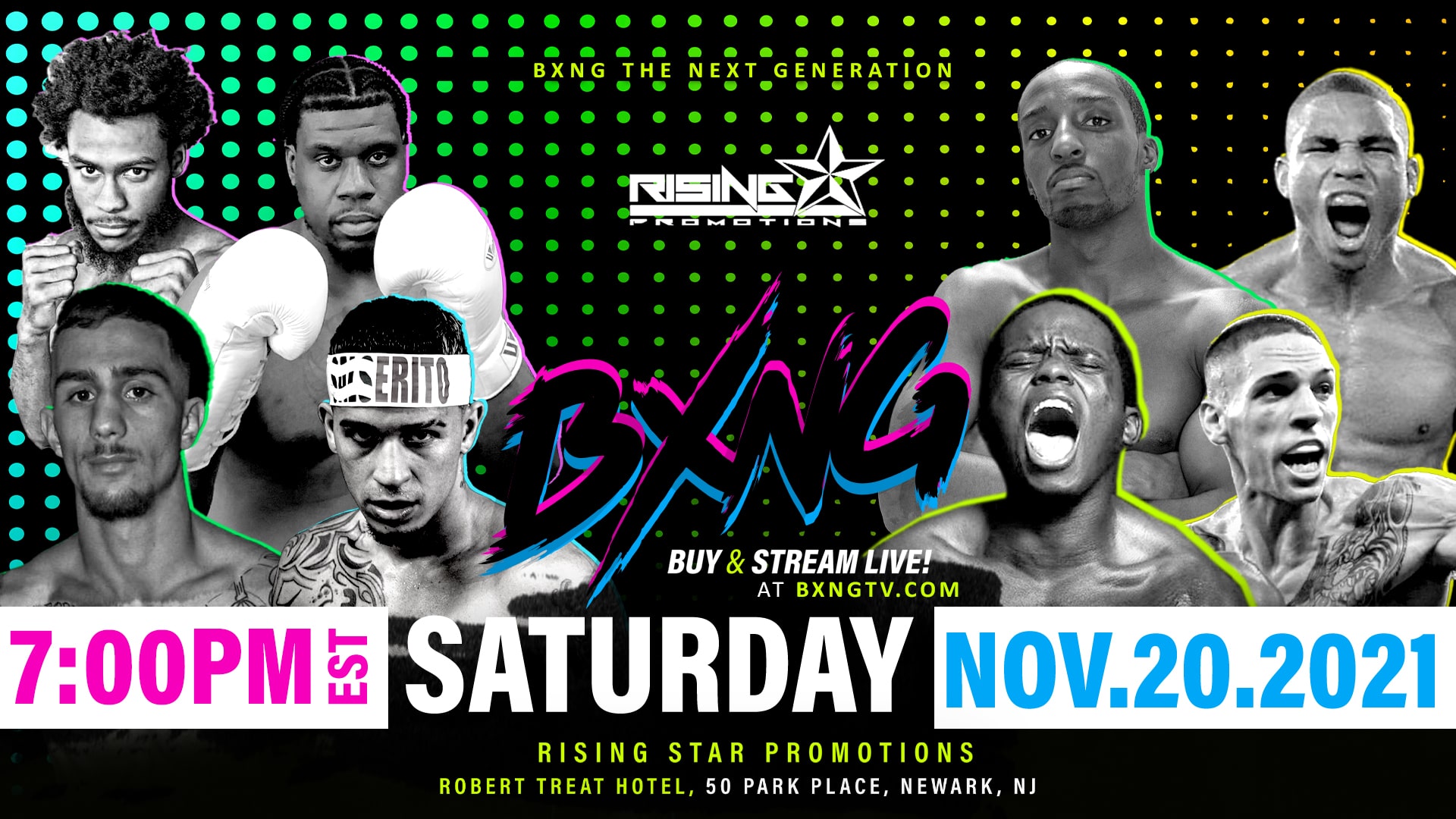BXNG Presents Rising Star Promotions Show, Live from Newark11/20