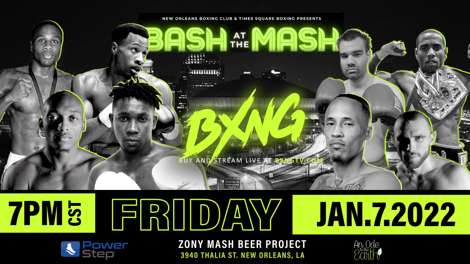 BXNG TV Presents New Orleans Boxing Club Show Live Stream 01/07