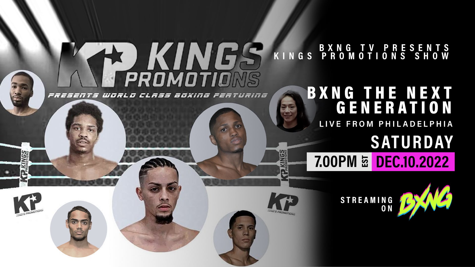 BXNG TV Presents Kings Promotions Show Live Stream 12/10/22