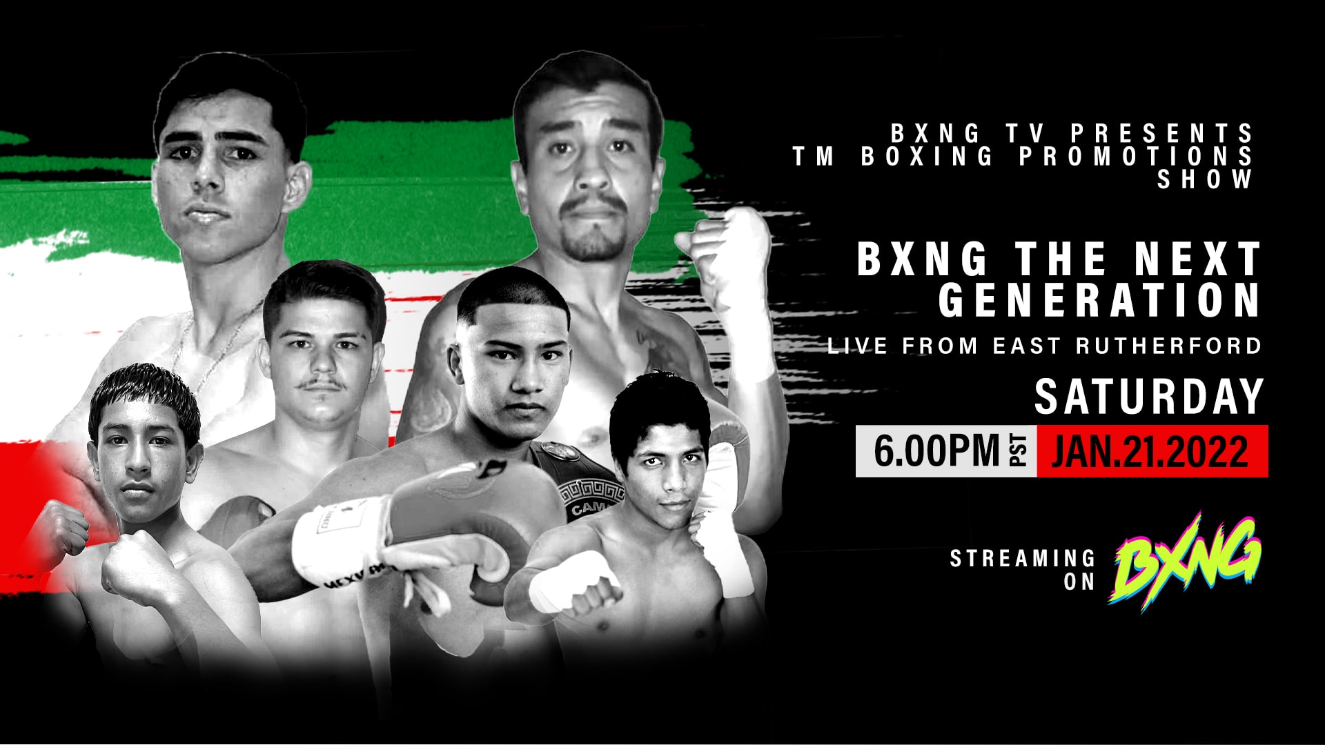 BXNG TV Presents TM Boxing Promotions Show Live Stream 01/21/23