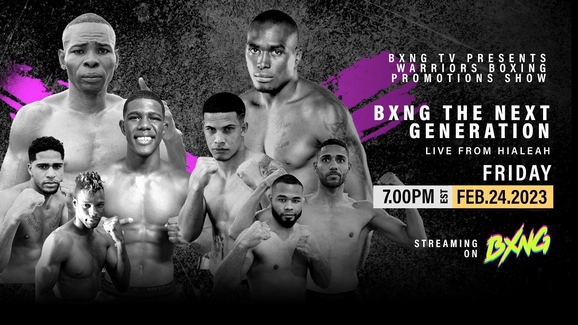 BXNG TV Presents Warriors Boxing Promotions Show Live Stream 02-24-23