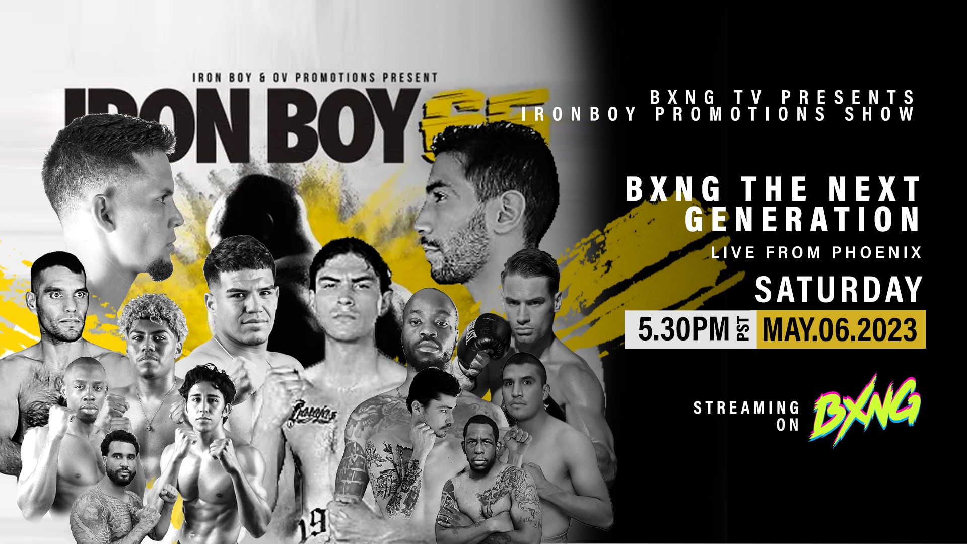 BXNG TV Presents Ironboy Promotions Show Live Stream 05/06/23