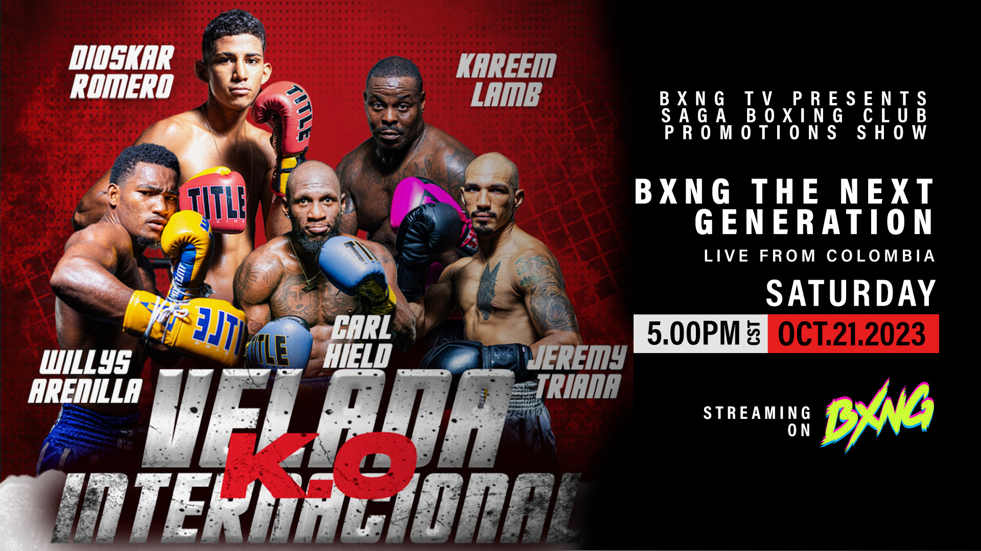 Boxing discount streams tv